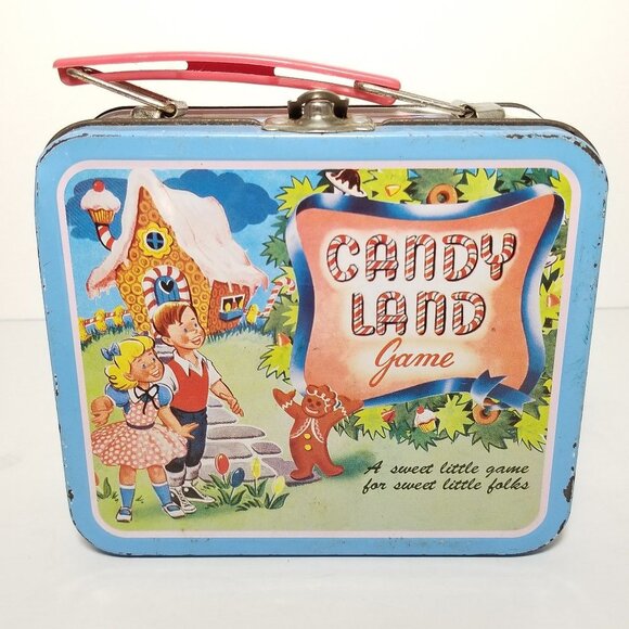 1998 Hasbro Candy Land Game Mini Metal Lunch box - Picture 1 of 6